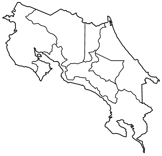 Geografia & Mappe Costa Rica