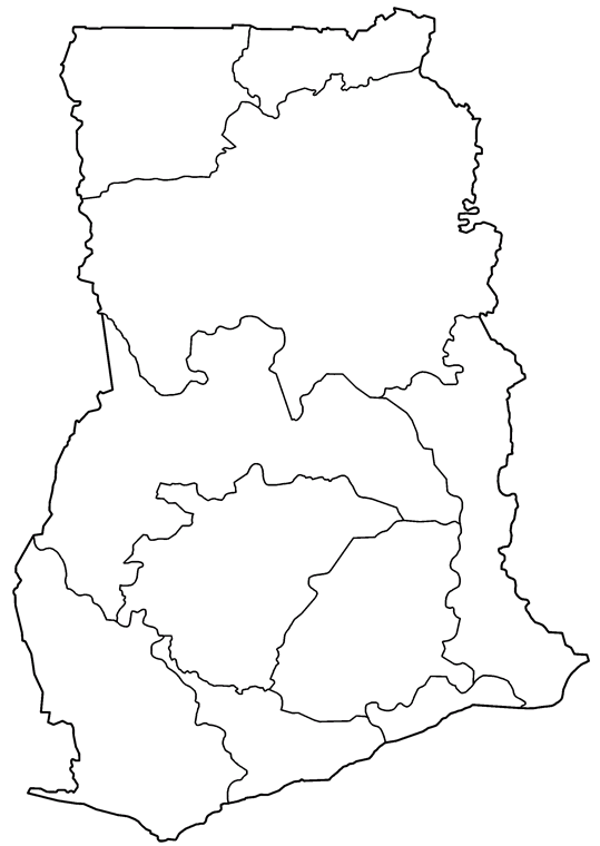 Geografia & Mappe Ghana