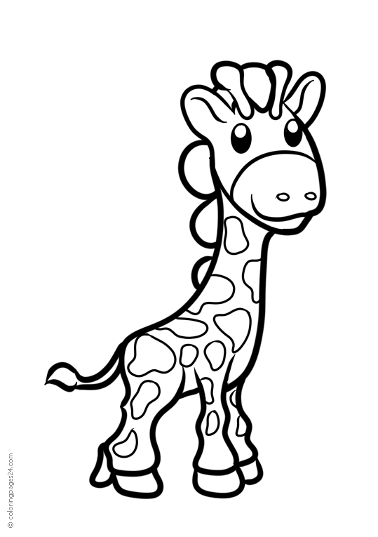 Giraffe 18 Disegni Da Colorare 24